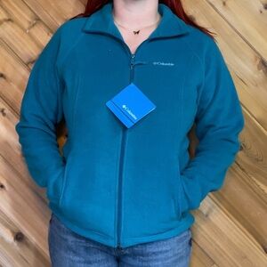 NWT Columbia Zip Up, sz L